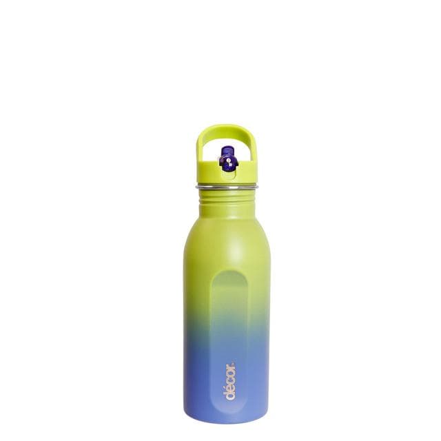 Décor Snap n Seal Stainless Steel Bottle - Blue & Yellow Ombre - gallery image 4