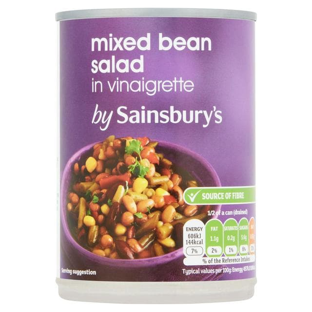 Sainsbury's Mixed Bean Salad 400g (265g*) - gallery image 1