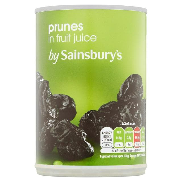 Sainsbury's Prunes in Fruit Juice 410g - gallery image 1