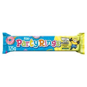 Fox's 125g Biscuits Party Rings Tray