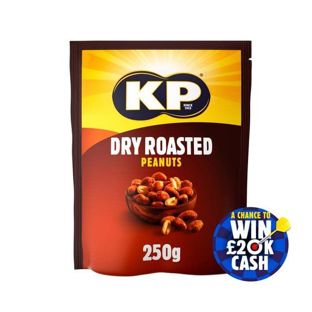 KP Dry Roasted Peanuts 250g - gallery image 1