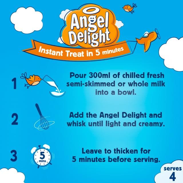 Angel Delight 59g Butterscotch Instant Dessert Mix - gallery image 3