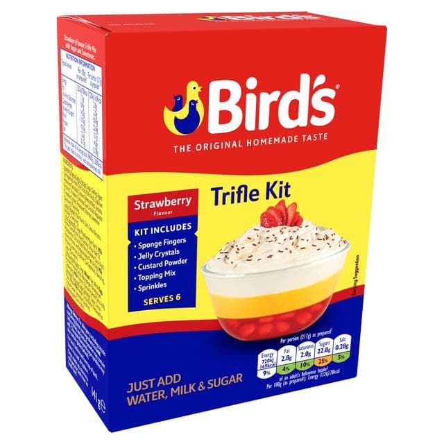 Bird's 141g Strawberry Trifle Dessert Kit - gallery image 3
