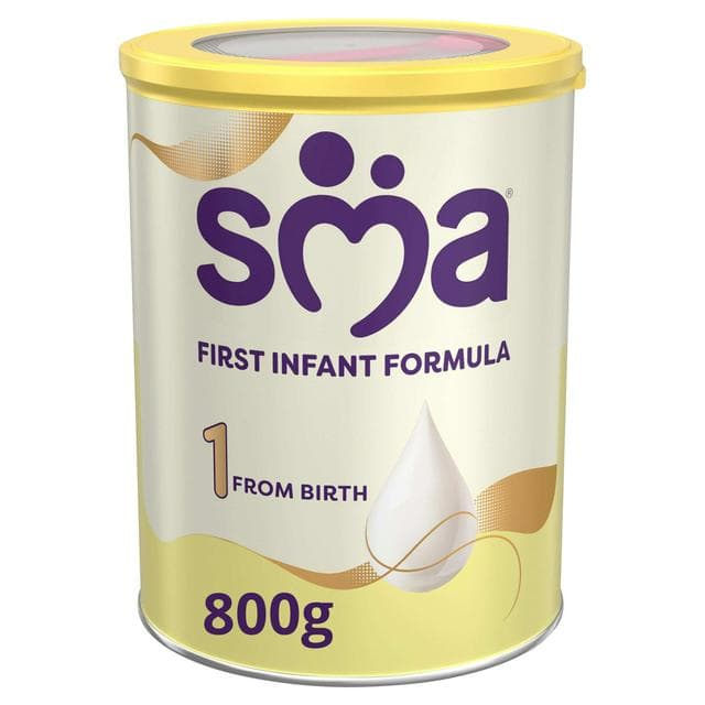 SMA First Infant Baby Milk Powder Formula from birth 800g - gallery image 1