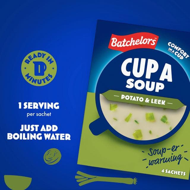 Batchelors Cup a Soup, Chicken & Vegetable with Croutons x4 110g - gallery image 2