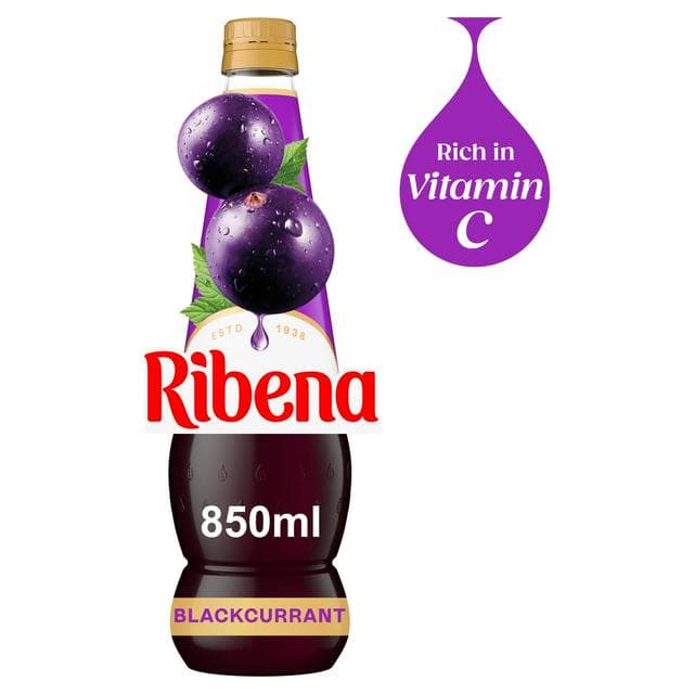 Ribena Blackcurrant Squash 850ml - gallery image 1