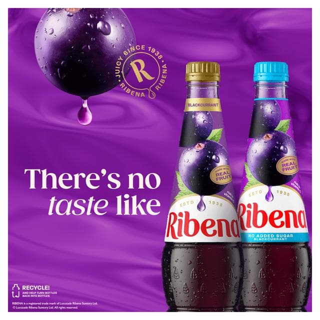 Ribena Blackcurrant Squash 850ml - gallery image 2