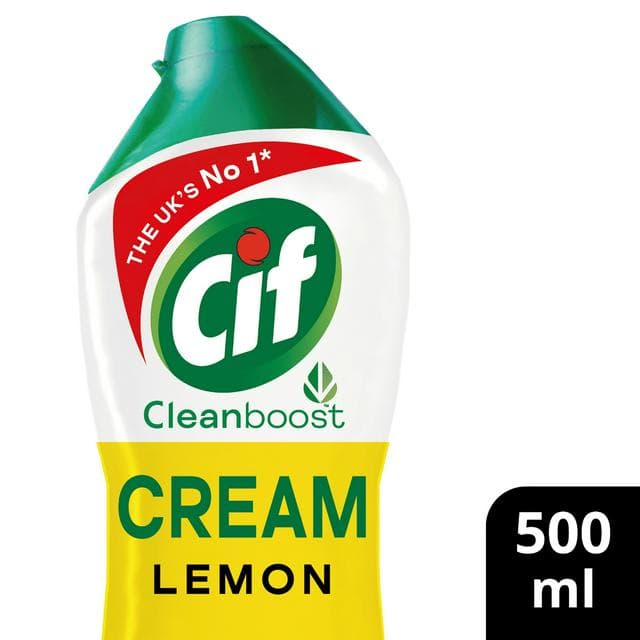 Cif Lemon Cream Cleaner Multipurpose 500ml - gallery image 1