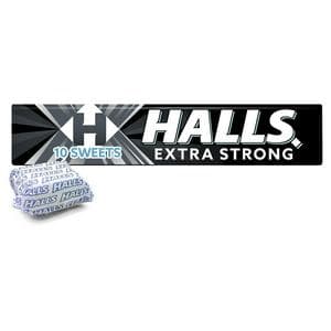 Halls 33.5g Extra Strong Lozenges Roll
