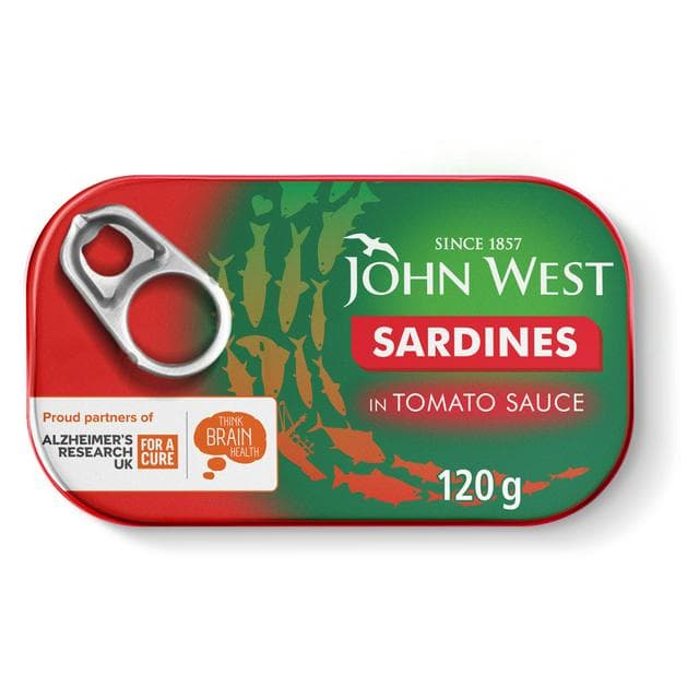 John West Sardines in Tomato Sauce 120g - gallery image 1