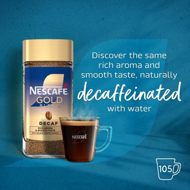Nescafe Gold Blend Decaf Instant Coffee 190g - gallery image 2