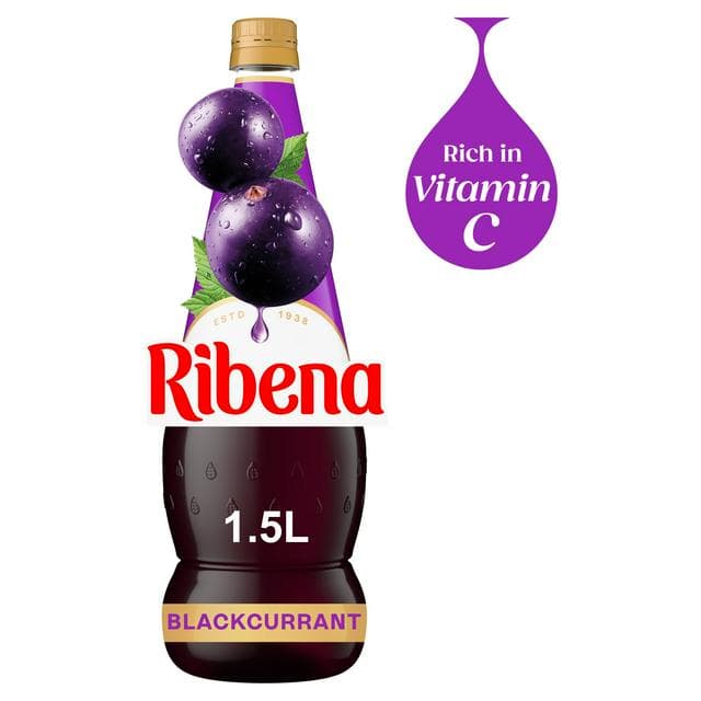 Ribena Squash Blackcurrant 1.5L - gallery image 1
