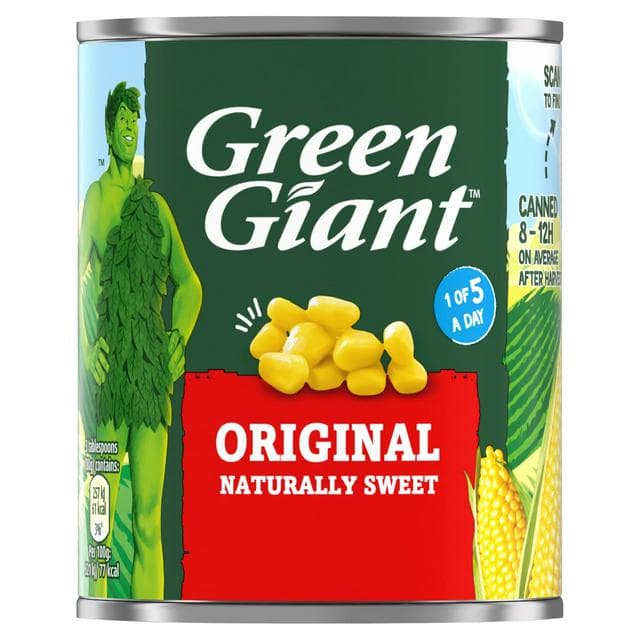 Green Giant Original Sweetcorn 198g - gallery image 1