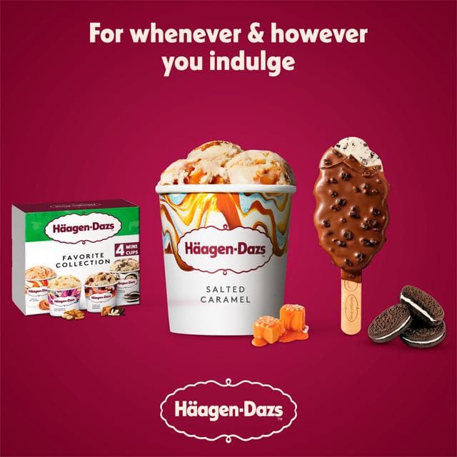 Haagen-Dazs Vanilla Ice Cream Frozen Dessert Tub  460ml - gallery image 5