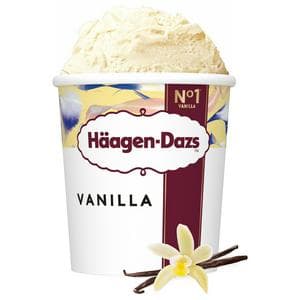 Haagen-Dazs Vanilla Ice Cream Frozen Dessert Tub  460ml