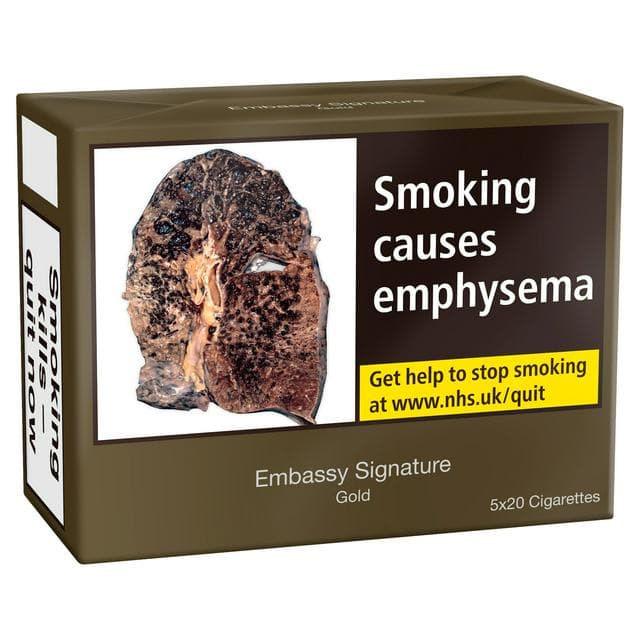 Embassy Signature Gold 5x20 Cigarettes - gallery image 1