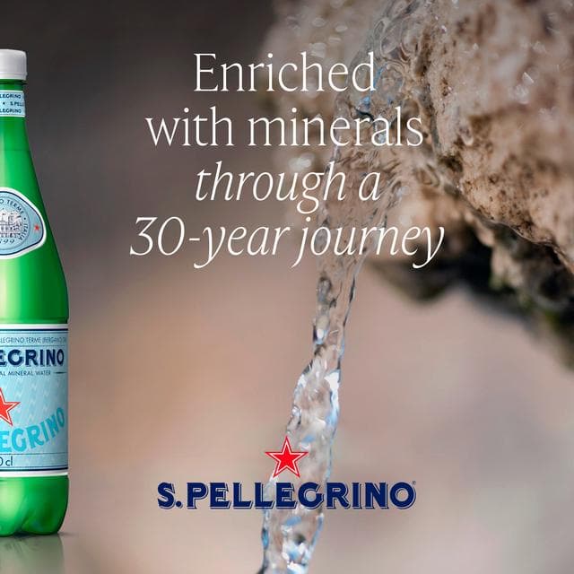 San Pellegrino Sparkling Natural Mineral Water Glass 750ml - gallery image 3