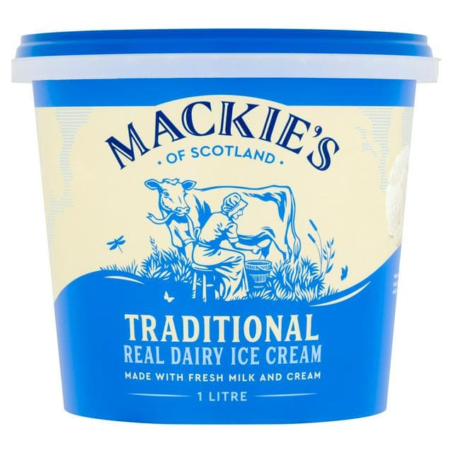 Mackie's of Scotland Luxury Traditional Real Dairy Ice Cream 1L - gallery image 1