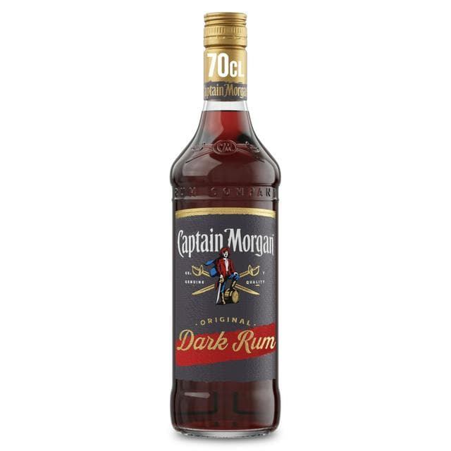 Captain Morgan Dark Rum 70cl - gallery image 1
