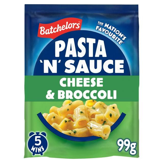 Batchelors Pasta n Sauce 99g Cheese & Broccoli Pasta Sachet - gallery image 1