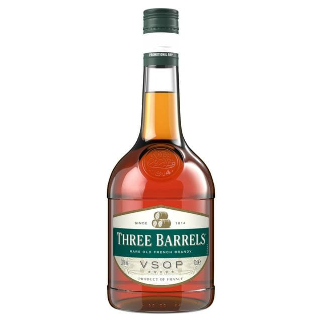 Three Barrels VSOP Brandy 70cl - gallery image 1