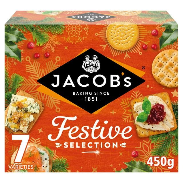 Jacob's 7 x Biscuits for Cheese Variety Assortment 450g - gallery image 1