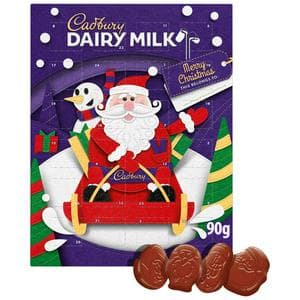 Cadbury Dairy Milk 90g Chocolate Advent Calendar