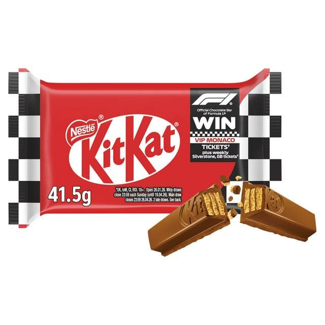 KitKat 4 Finger Milk Chocolate Bar 41.5g - gallery image 1