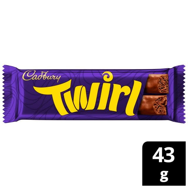 Cadbury Twirl Chocolate Bar Single 43g - gallery image 1