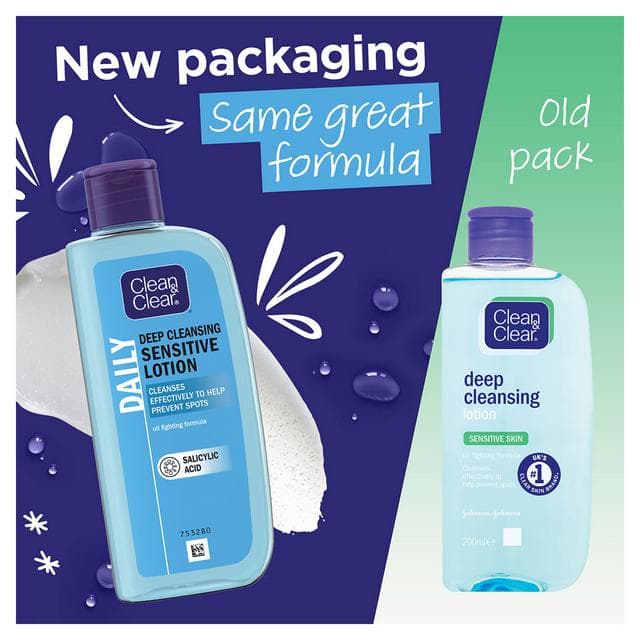 Clean & Clear Deep Cleansing Lotion Sensitive Skin 200ml - gallery image 3