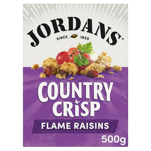 Jordans Country Crisp Flame Raisins Breakfast Cereal 450g - gallery image 1