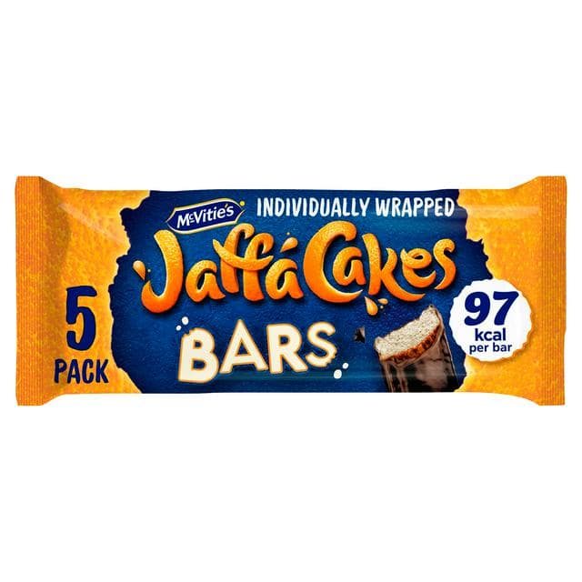 McVitie's Jaffa Cake 5 x 26.2g Original Multipack Cake Bars - gallery image 1
