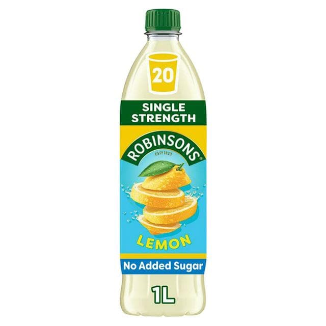 Robinsons Lemon Squash No Added Sugar 1L - gallery image 1