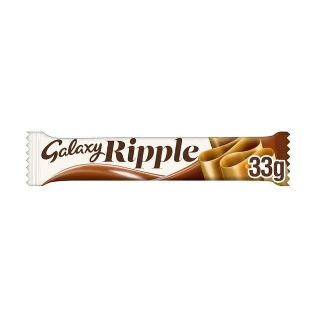 Galaxy Ripple Milk Chocolate Snack Bar 33g - gallery image 1