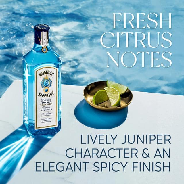 Bombay Sapphire London Dry Gin 70cl - gallery image 4