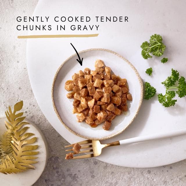 Gourmet Gold Chunks in Gravy Chicken & Liver Wet Cat Food 85g - gallery image 2
