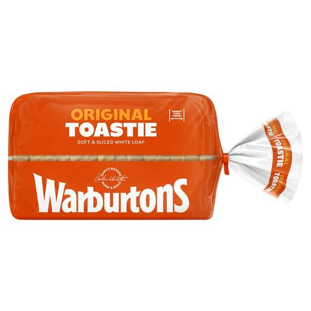 Warburtons Toastie Thick Sliced White Bread 400g - gallery image 1