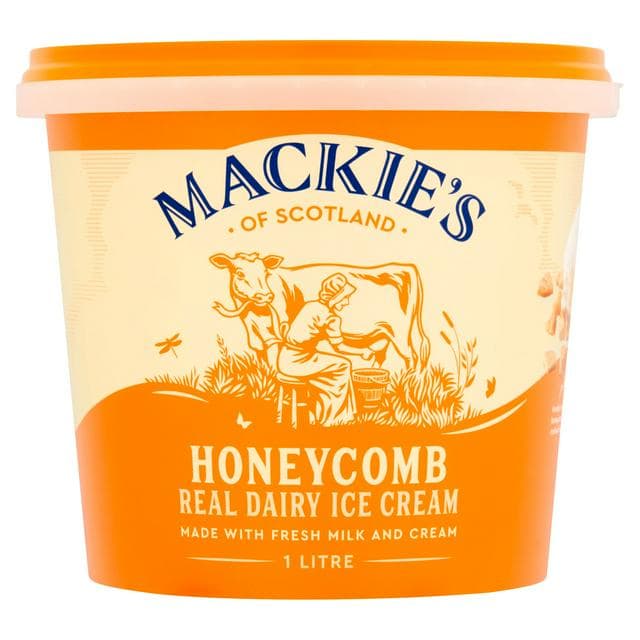 Mackie's of Scotland Ice Cream Honeycomb 1L - gallery image 1