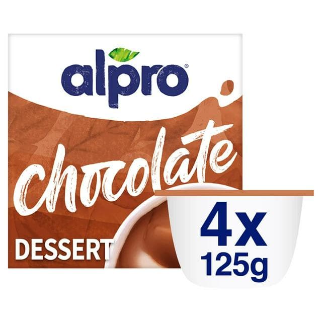 Alpro Smooth Chocolate Dessert 4x125g - gallery image 1