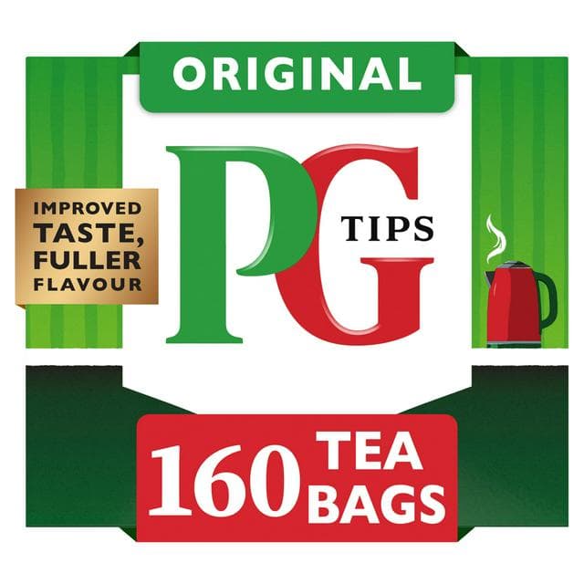 PG Tips 160 x Original Black Tea Bags 500g - gallery image 1
