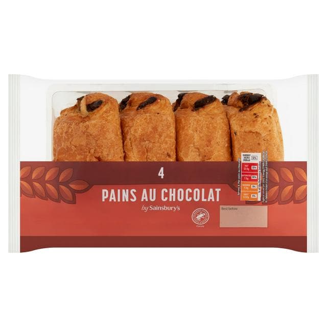 Sainsbury's Pains Au Chocolat x4 - gallery image 1