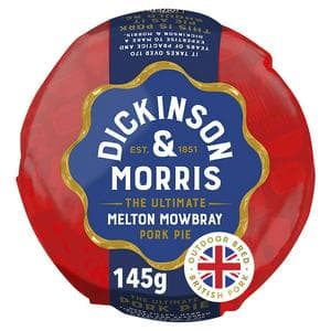 Dickinson & Morris Melton Mowbray Pork Pie 145g
