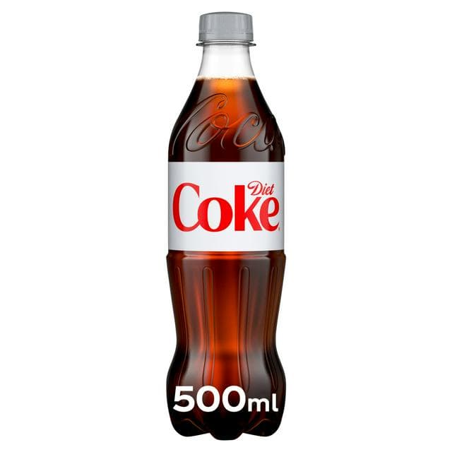Diet Coke Cola 500ml Bottle - gallery image 1