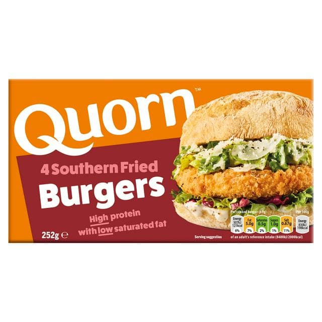 Quorn Vegetarian Southern Style Burger 252g - gallery image 1