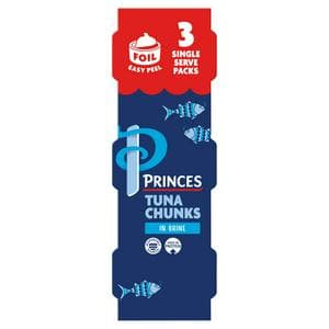Princes Tuna Chunks in Brine 3x80g (3x56g*)