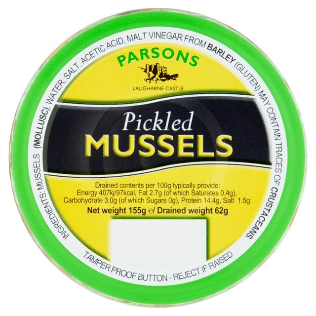 Parsons Pickled Mussels 155g - gallery image 1