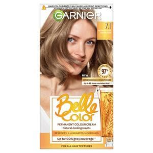 Garnier Belle Color Natural Permanent Hair Dye Dark Ash Blonde 7.1