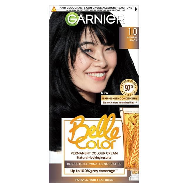 Garnier Belle Color Permanent Hair Dye Black 1 - gallery image 1