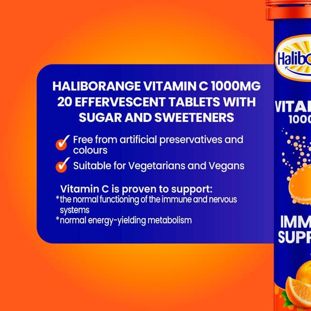 Haliborange Vitamin C Tablets, Effervescent, Ruby Red Orange x20 - gallery image 3