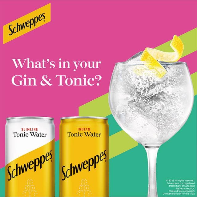 Schweppes Slimline Tonic Water 12x150ml - gallery image 3